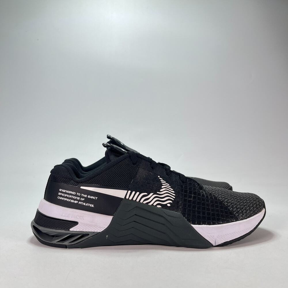 Nike Metcon 8 Black White Low Top Cross Training Shoes DO9328-001 Men's Size 8